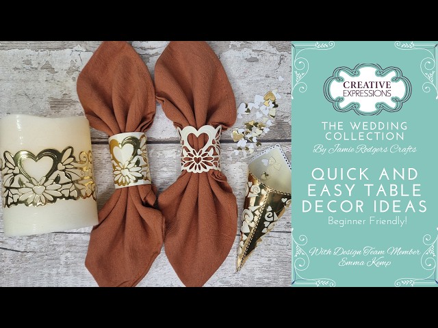 Beginner Friendly Papercraft Projects | Quick & Simple Table Decor Ideas | Jamie Rodgers Crafts