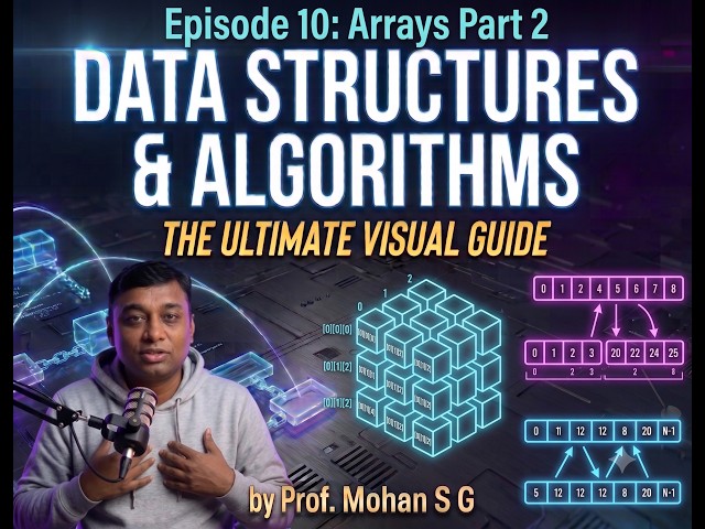 EP 10: Arrays - Part 2 - Data Structures and Algorithms - The Ultimate Visual Guide