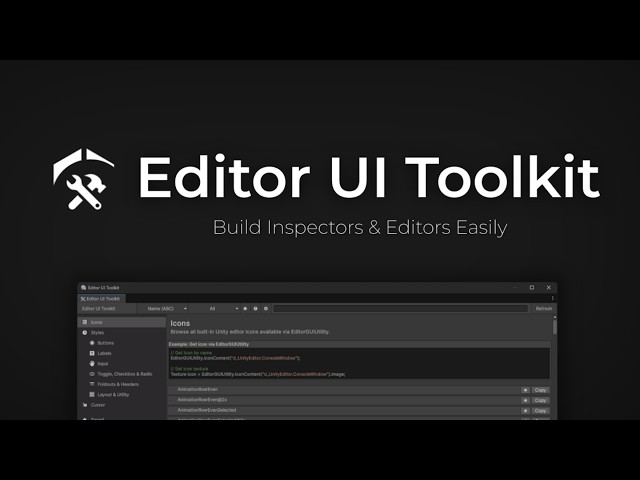 Unity Editor UI Toolkit (Build Inspectors & Editors Easy)
