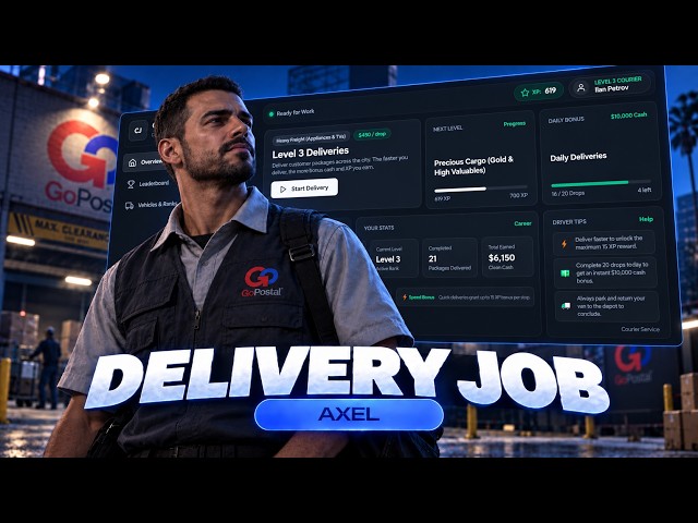 FiveM Delivery Job Script | 6 Missions & 50 Props [ESX/QB/QBOX]