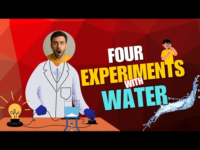 4 MIND-BLOWING Water Experiments That Will SHOCK You! 🤯