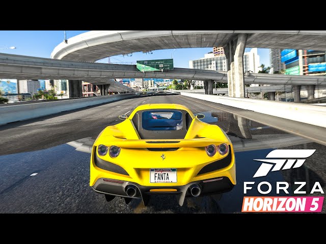 Forza Horizon 5 Graphics 🔥 2020 Ferrari F8 Tributo Gameplay! RTX 2080 Ti & i9 10980XE - GTA 5 PC Mod