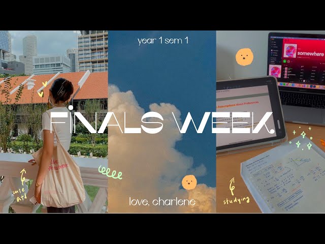uni vlog: studying for finals, dorm room tour, finding routine