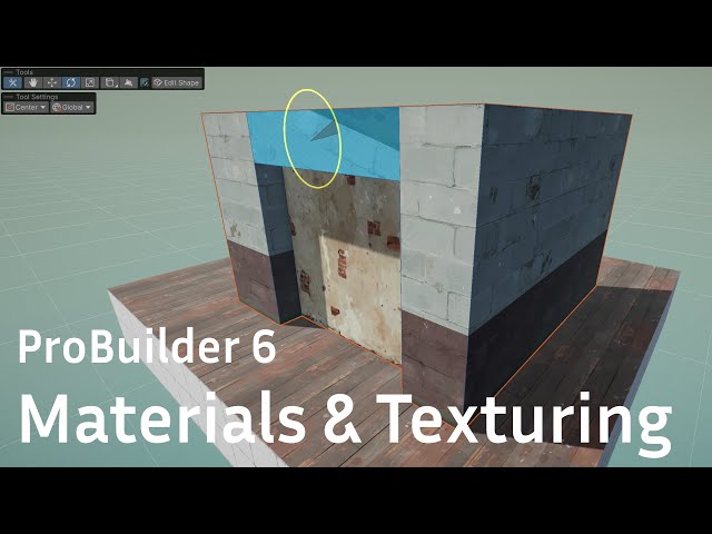 ProBuilder 6 - Materials and Texturing