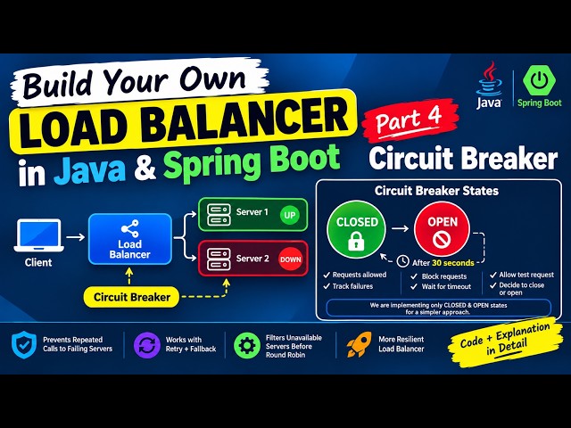 Build Your Own Load Balancer in Java & Spring Boot - Part 4 | Circuit Breaker