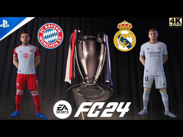 EA SPORTS FC 24 BAYERN MUNICH VS REAL MADRID  - UCL Final 23/24 | PS5™ [4K60] Next Gen HDR 10