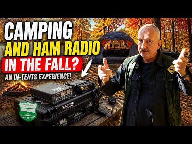 Camping and Ham Radio in the Fall - CQ WW SSB 2023