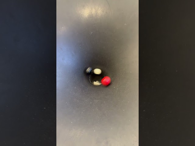 How Gravity works - Rolling Marbles model