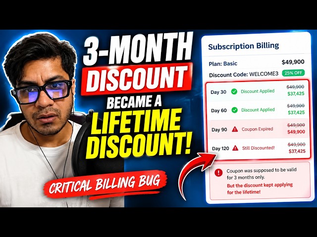 This 3-Month Discount Bug Gave Customers Lifetime Discounts 😳