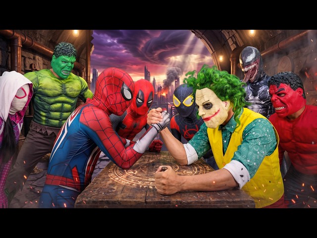 Spider-Man Team vs JOKER Team: EPIC Superhero Battle! Who Will Win?+ POV Action Story