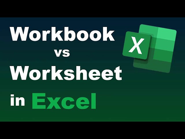Top Excel Interview Questions #3 - Worksheets VS. Workbooks