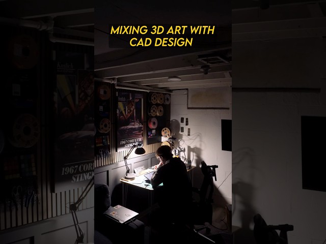 Creating CAD Animations inside Blender! #blender3d #3dart #cad #3dprinting #design #fyp #art