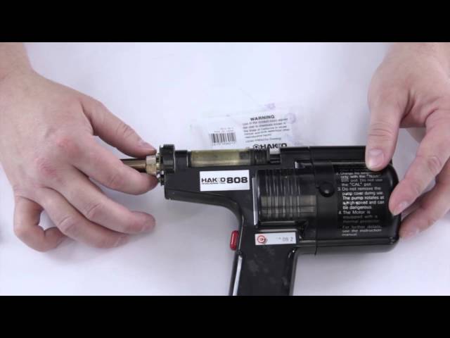 How to Replace the Hakko 808 Tip/Nozzle - DIY How To Desolder Tip #5