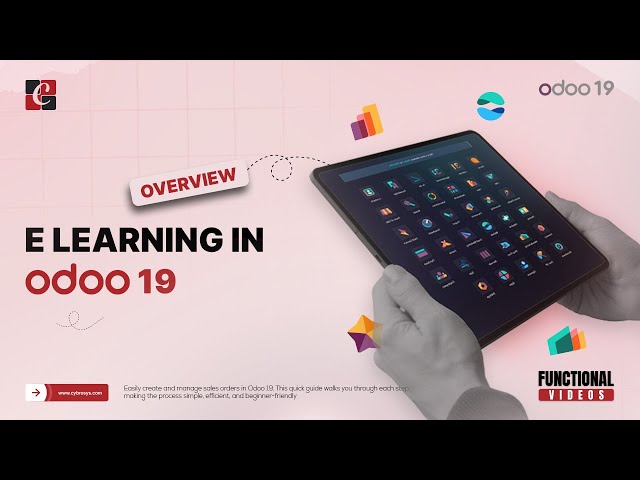 E learning in Odoo 19 | Overview | Odoo 19 Tips & Features | Odoo 19 Functional Tutorials