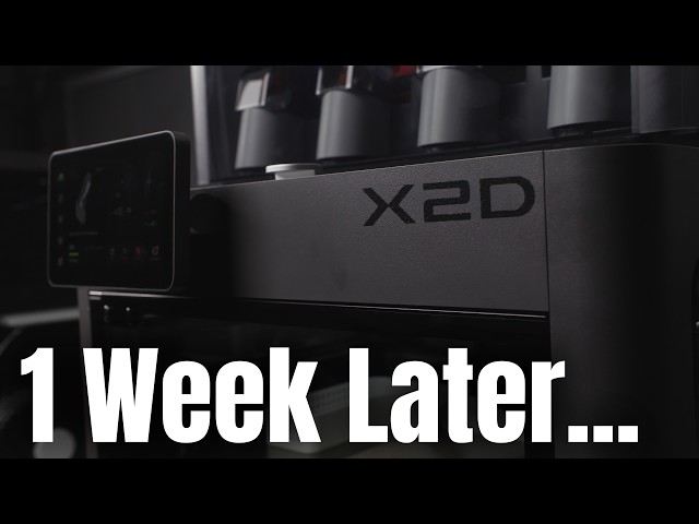 Bambu Lab X2D | 1 Week Later