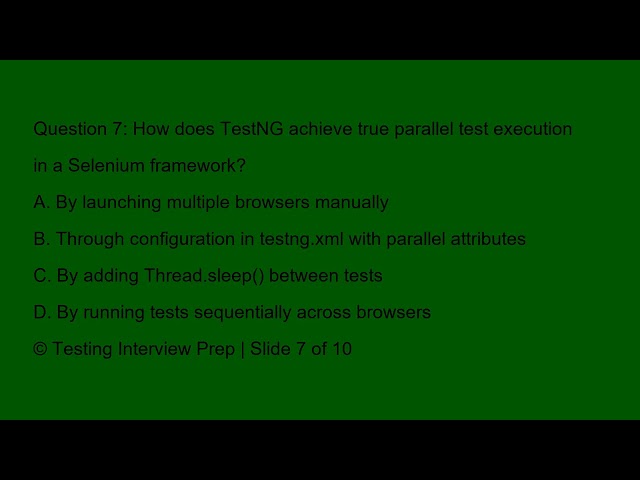 Selenium + Java Advanced Interview Questions – Part 1 (Experienced QA Automation Engineers)