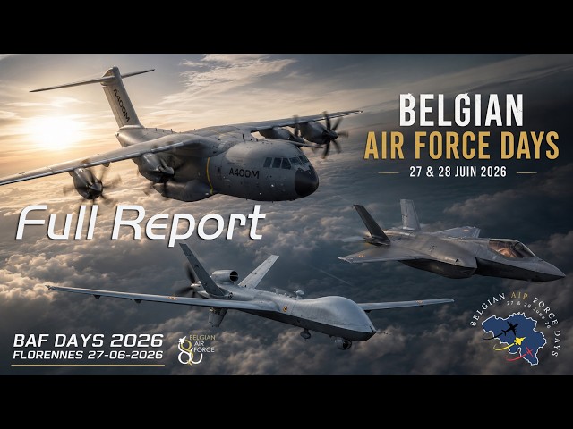 Belgian Air Force BAF Days  2026  Full Report  4Kᵁᴴᴰ  Airshow 2026 . 4Kᵁᴴᴰ