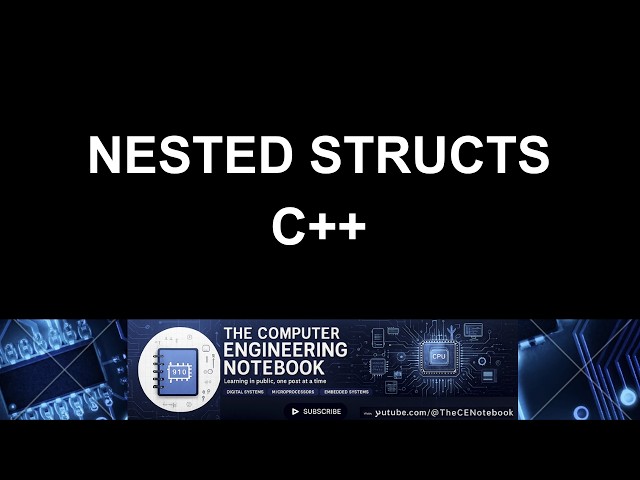 Nested Struct - C++ Structures | Car System Example (Engine + Battery + Cells)
