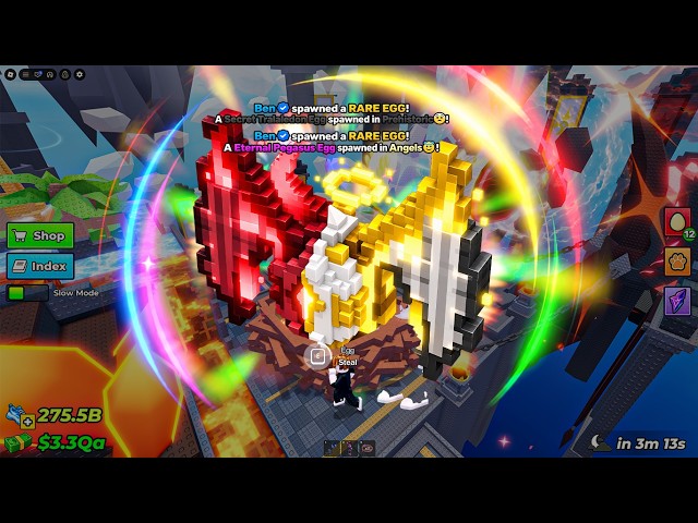 "GLITCH" NEW SECRET ROOM!! I Got Divine Egg in S*** - Steal an Egg