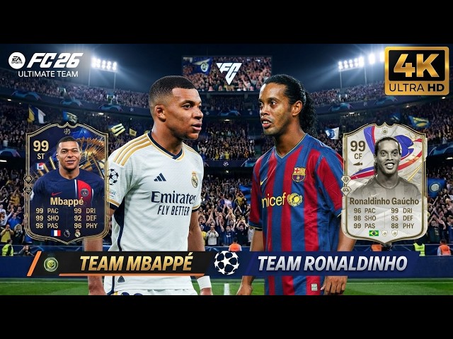 Team Mbappe vs. Team Ronaldinho Gaucho FC 26 - Ultimate Team | [Xbox Series S™] 4K