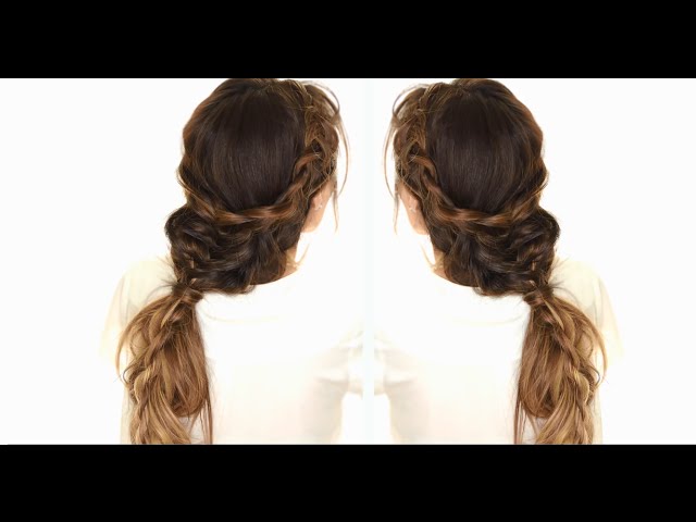 Lazy girl hairstyles Mermaid Braid Hair Tutorial ★ Lazy Girl Hairstyles for Medium Long Hair