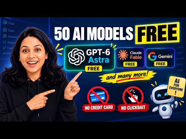 GPT-6 Astra, Claud Fable 5.1 and Gemini 3.8 FREE 🤯 No Card Required