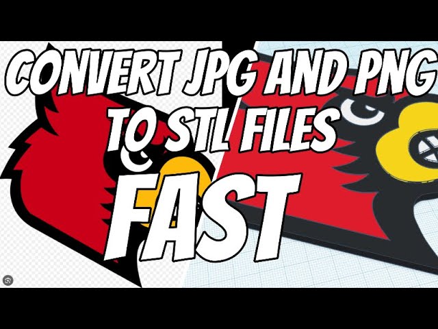Convert your JPGs and PNGs to STL files for 3D Printing FAST AND EASY
