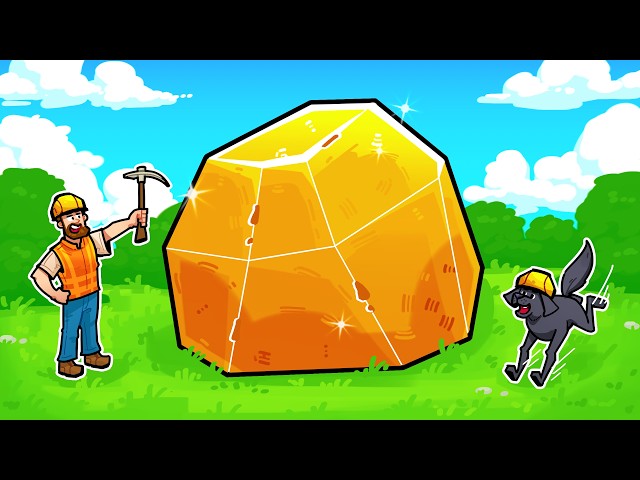 I must destroy this big golden rock...