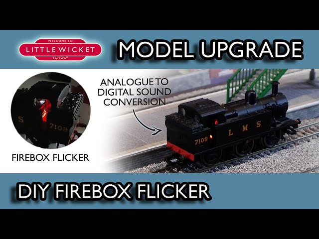 🔥 DIY Firebox Flicker 🔥 in a Hornby Jinty plus DCC Sound Conversion