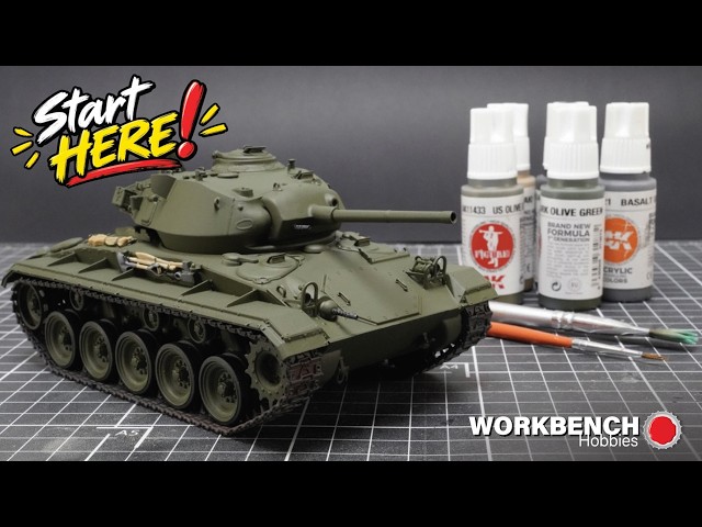 The Absolute BEGINNER'S guide to Brush Painting Scale Models