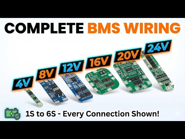 🔋 All BMS Connections You Must Know!