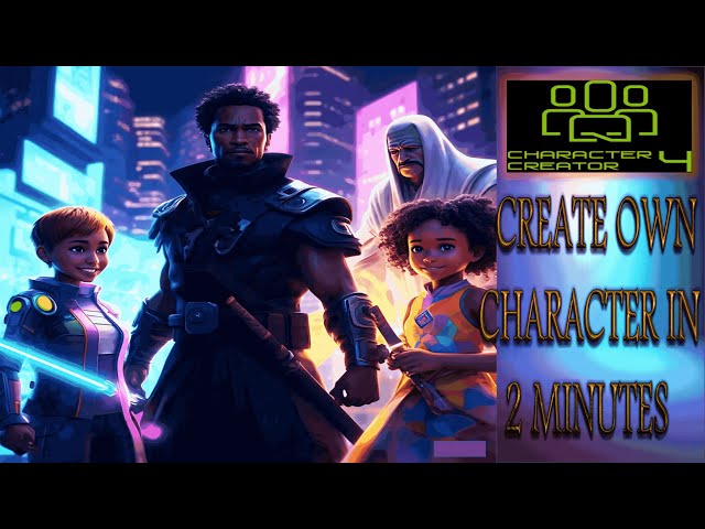 How to Quickly Create a 3D Character in Character Creator 4.4 🧑‍🎨 (2-Minute Tutorial)🚀
