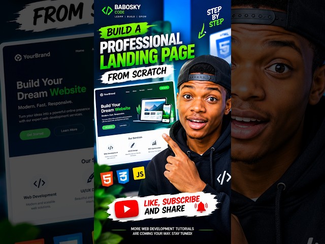 Product landing page