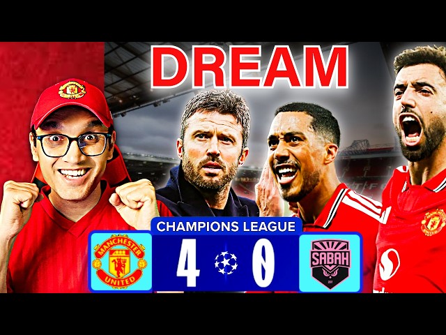 PERFECT RETURN TO UCL! MAN UNITED 4-0 SABAH MATCH REACTION! MANCHESTER UNITED NEWS!