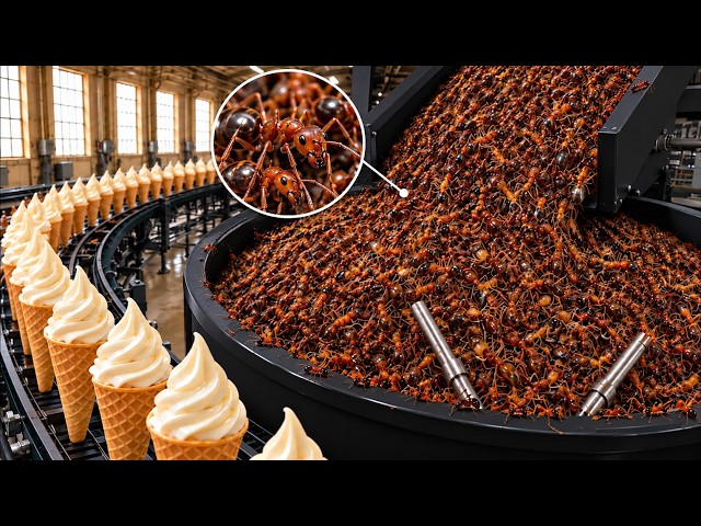 From Edible Ants to Ice Cream! | Inside a Bizarre Frozen Dessert Factory
