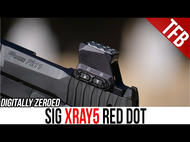 SIG XRAY5: The World's First Digitally Zeroed Pistol Red Dot