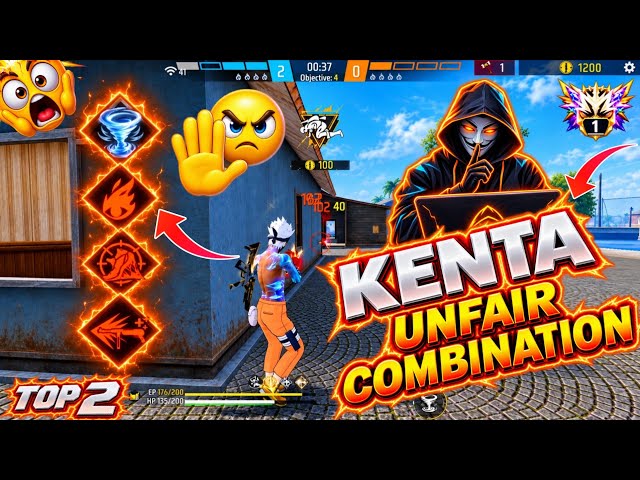 Cs Rank Best Character Skill || Kenta Best Character Combination