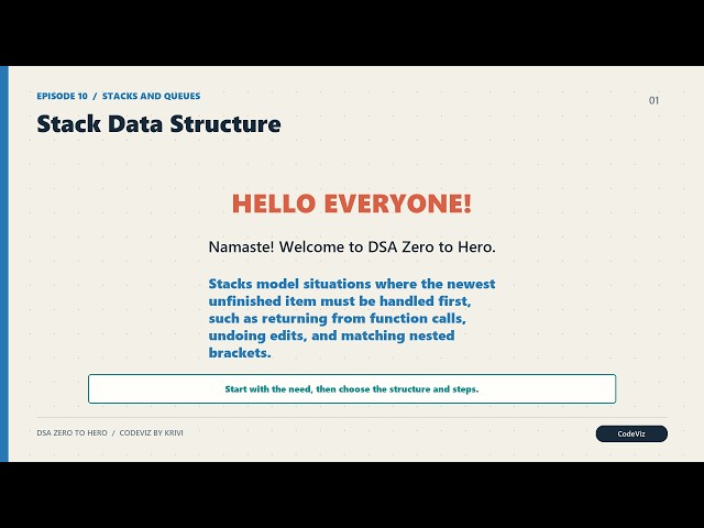 Stack Data Structure | DSA | Data Engineering Interviews Ep 10