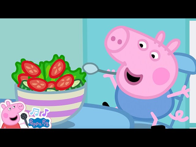Peppa Pig Songs | The Salad Song  | Healthy Habits | Nursery Rhymes & Kids Songs |#peppapig