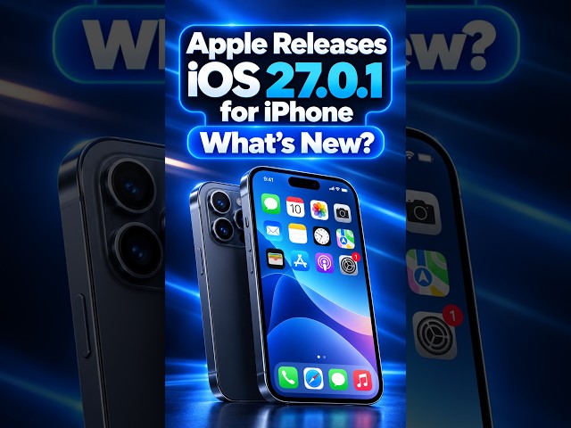 iOS 27.0.1 Is Out: 3 Fixes, and Who Should Update Today | #shorts