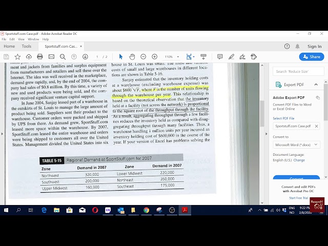 SCM (6): Mixed integer linear programming | SportStuff.com Case Solution  (Part 1)