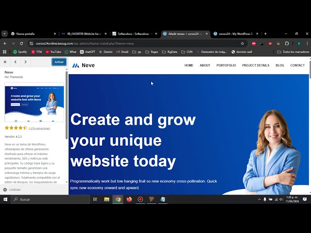 tutorial wordpress