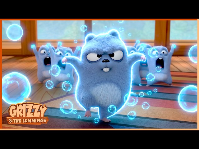 Bubbly Mode Activated 🫧 | Grizzy & the Lemmings | Cartoon Compilation 🐻🐹