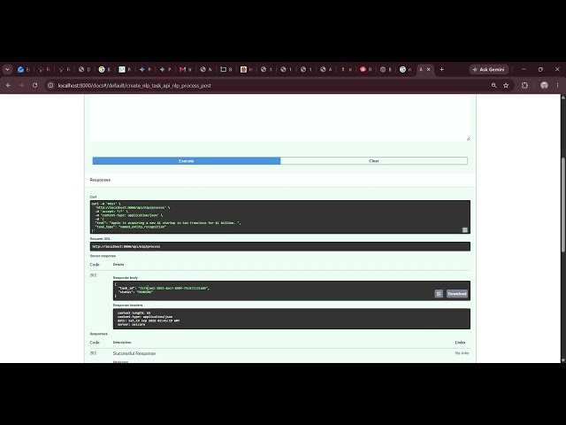 Asynchronous NLP Service | FastAPI, Celery, RabbitMQ & Docker