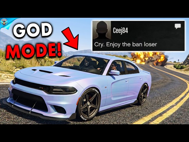 Griefers resort to GOD MODE after getting owned! (GTA Online)