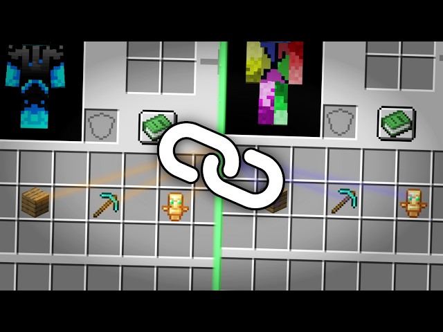 Minecraft but we Share an Inventory