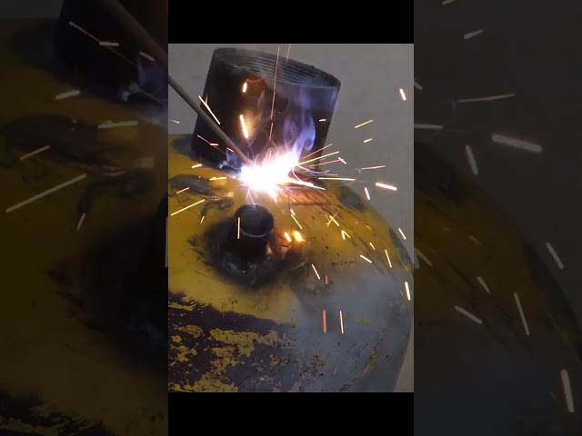 Making Sandblaster From LPG Tank