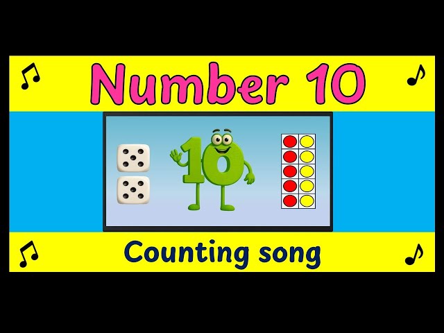 Number 10 Song | Learn the Number 10 | Classroom Maths Music for Kids 🎵