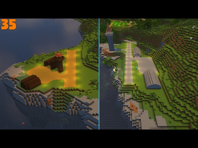 Adding Airports to Each City in My World! | Let's Play Minecraft E35