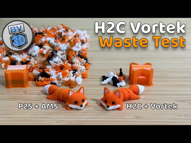 Bambu H2C Vortek Waste Test: Does It Actually Save Filament?